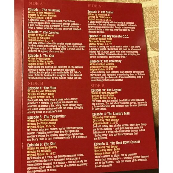 DVD - THE WALTONS / THE COMPLETE FIRST SEASON - 5 DISC COLLECTION - Picture 4 of 15